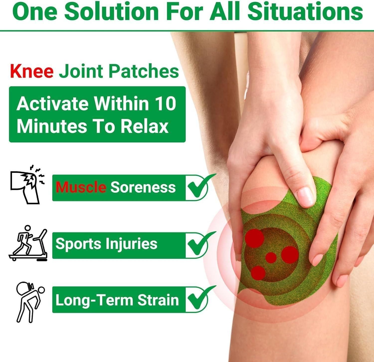 Knee Pain Relief Patches (Pack of 10, 20, 30)