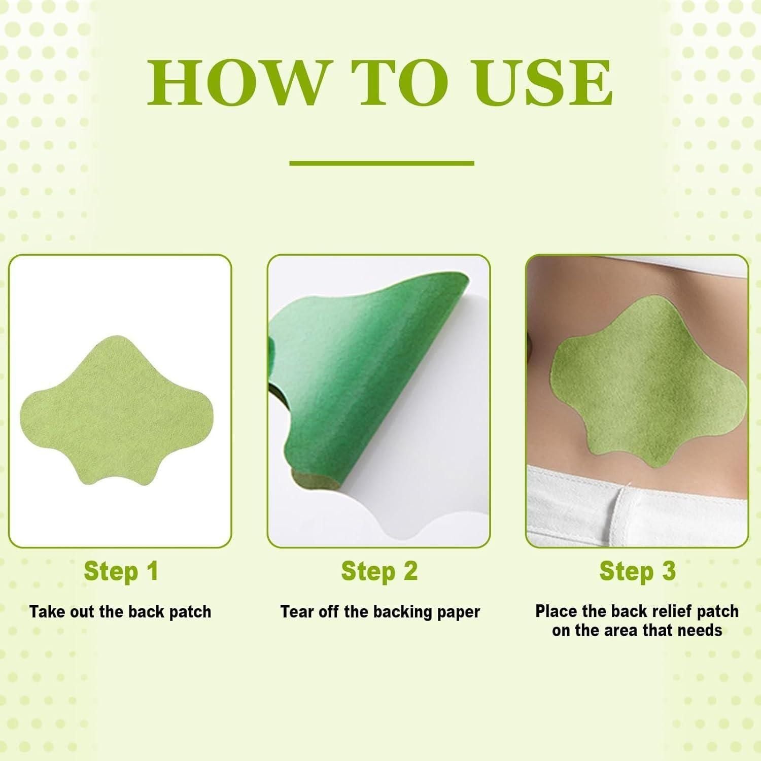 Knee Pain Relief Patches (Pack of 10, 20, 30)