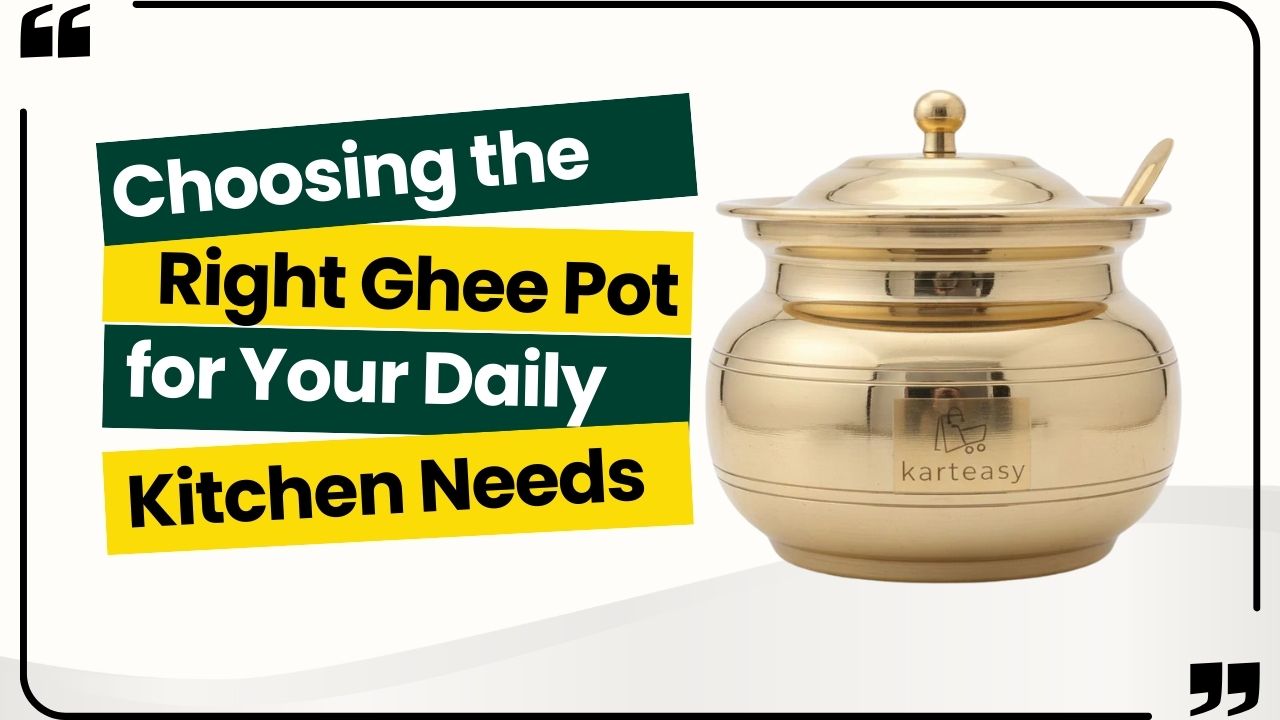 Traditional ghee pot for storing pure desi ghee