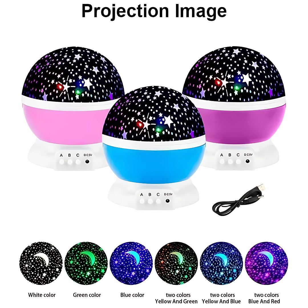 Galaxy Star Projector Night Lamp