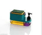 3 in 1 dispenser kitchen soap pump with sponge holder