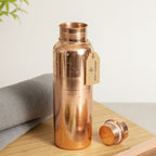 Airtight copper water bottle suitable for everyday use
