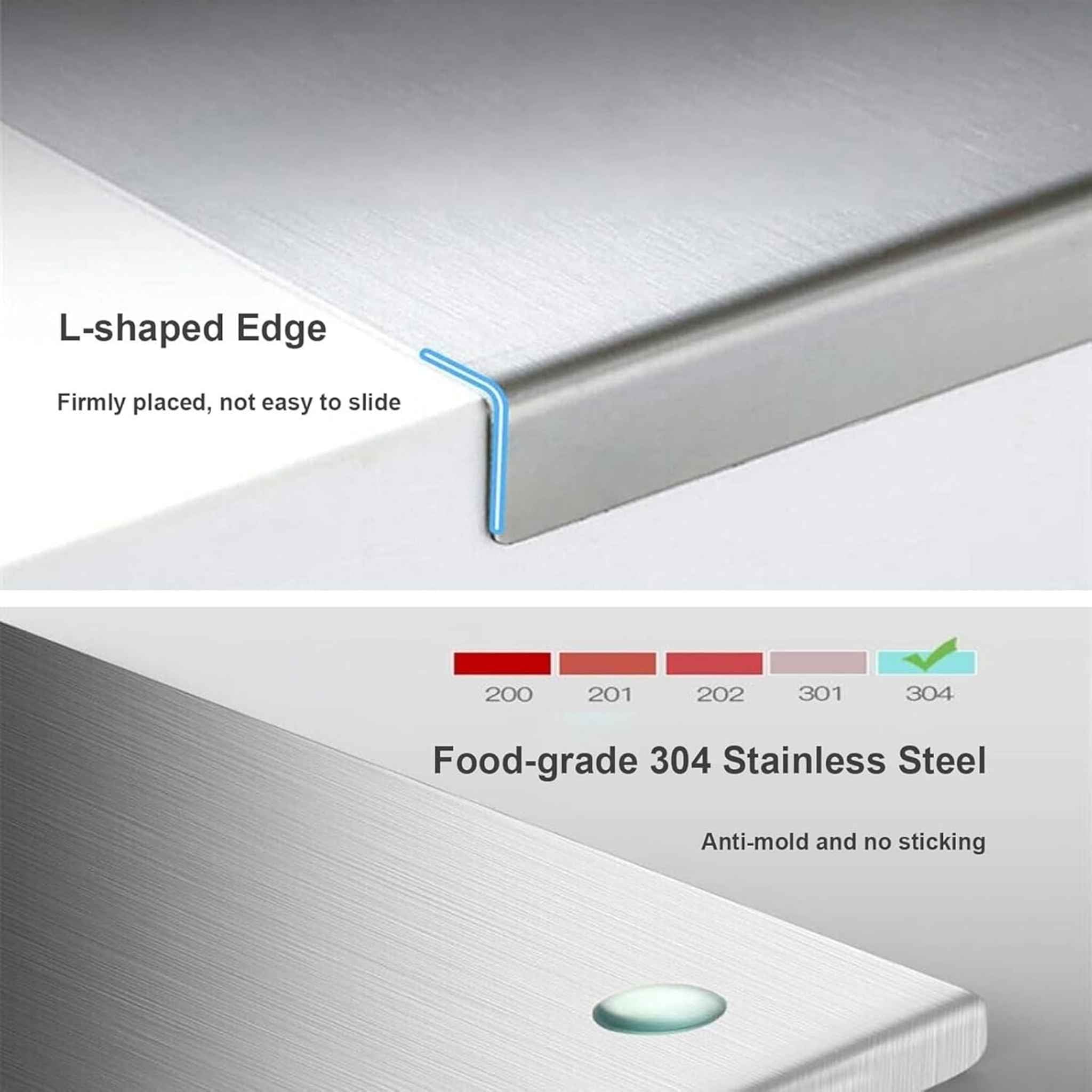 Premium Stainless Steel Chopping Board