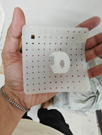 Non-scratch silicone bristles, safe for vegetables, fruits, and cookware