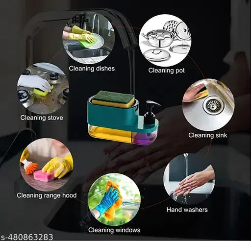 modern 3 in 1 kitchen liquid dispenser