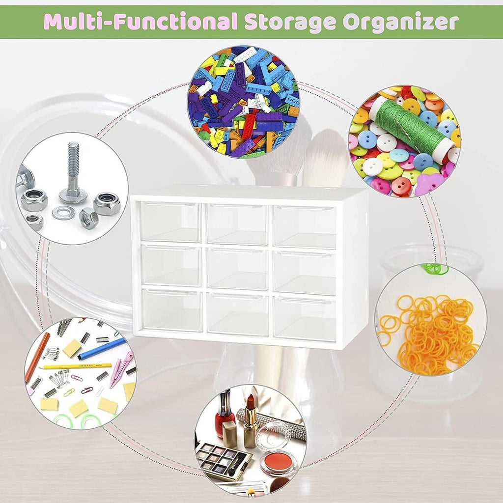 plastic organizer box for stationery office and home essentials