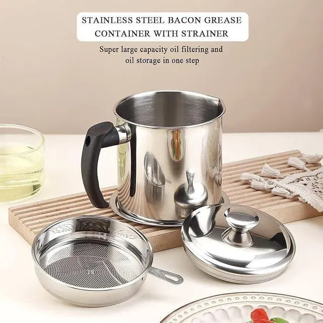 steel oil container for kitchen use